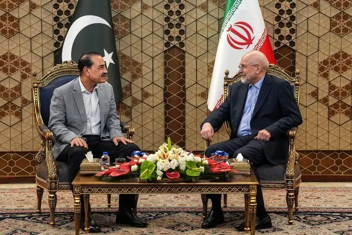 دیدار قالیباف با عاصم منیر در تهران دیدار قالیباف با عاصم منیر در تهران