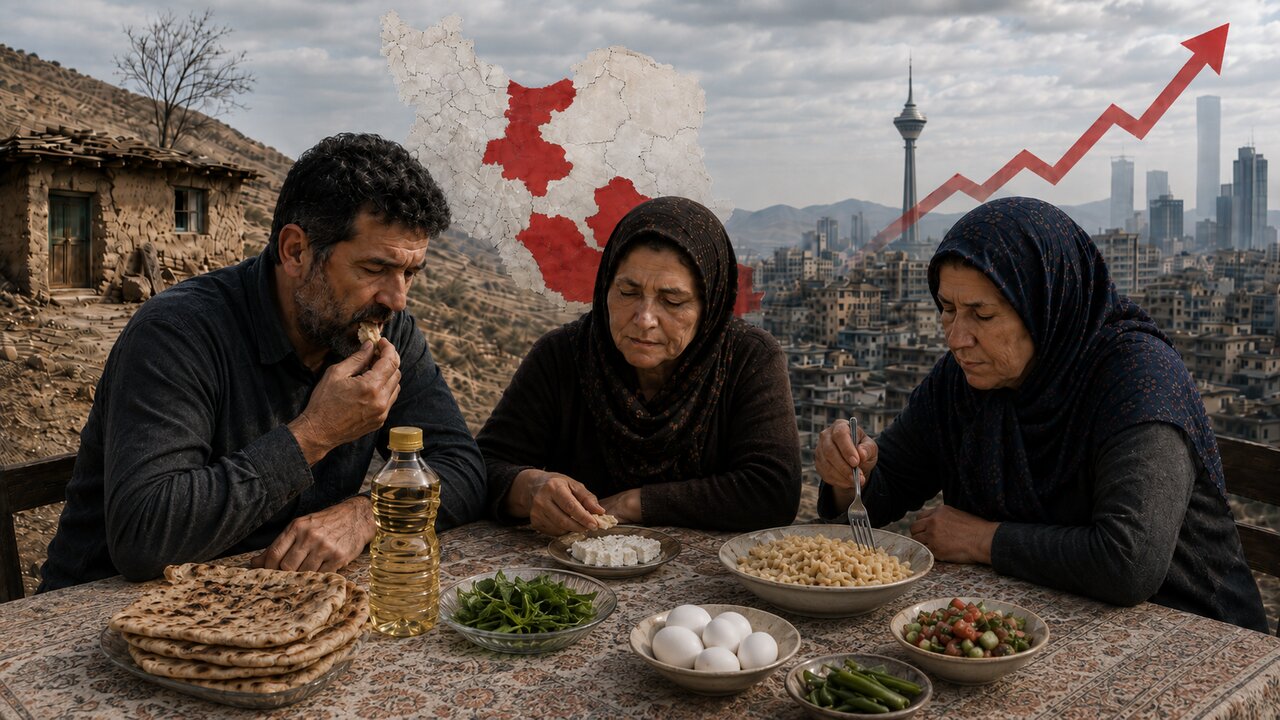 سونامی گرانی به سفره فقرا رسید / عبور تورم خوراکی‌ها از مرز ۱۳۴ درصد /  ۱۱ استان درگیر تورم سه‌رقمی هستند + نمودار