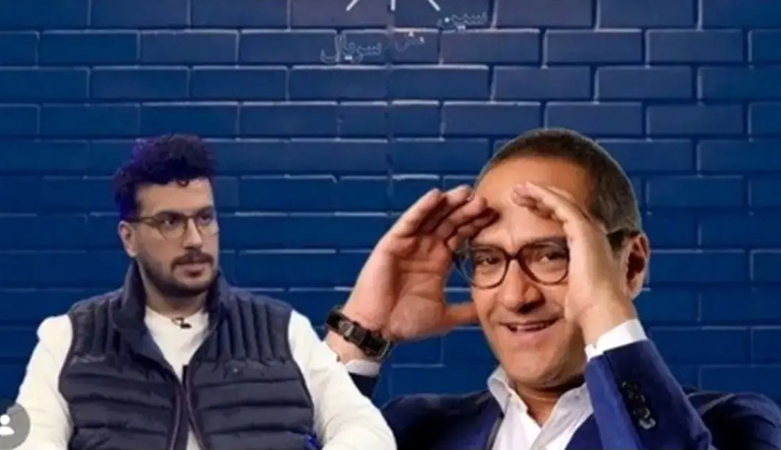 فیلم دراز کشیدن ناگهانی رامبد جوان جلوی دوربین برنامه امیرحسین قیاسی / عجیب تر جوراب هایش هم بو کرد فیلم دراز کشیدن ناگهانی رامبد جوان جلوی دوربین برنامه امیرحسین قیاسی / عجیب تر جوراب هایش هم بو کرد
