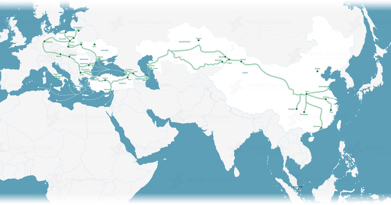 کریدور میانی چین – اروپا؛ رقیب جدید یا مکمل مسیرهای ترانزیتی ایران؟ کریدور میانی چین – اروپا؛ رقیب جدید یا مکمل مسیرهای ترانزیتی ایران؟