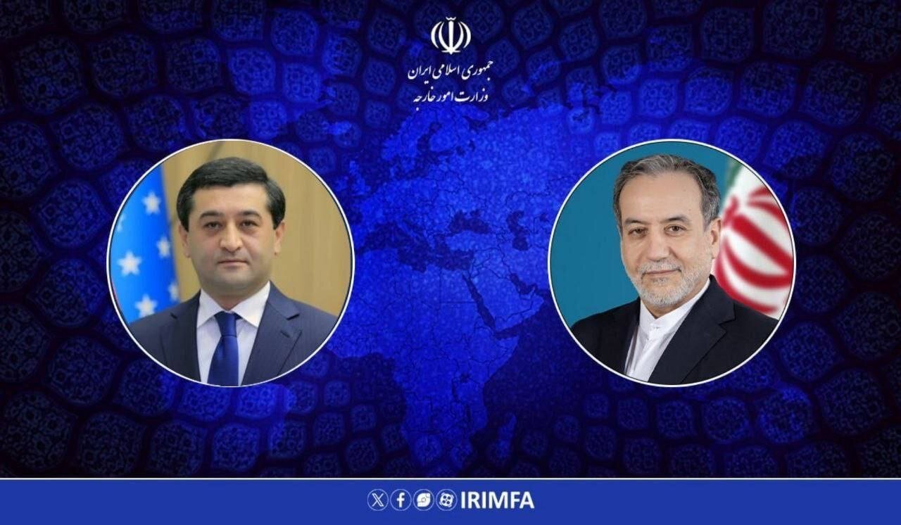 گفتگوی تلفنی وزیران امور خارجه ایران و ازبکستان گفتگوی تلفنی وزیران امور خارجه ایران و ازبکستان