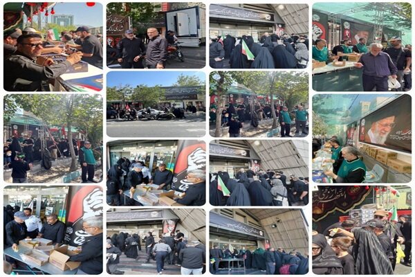 خدمت‌رسانی گسترده بانک سپه به عزاداران امام شهید