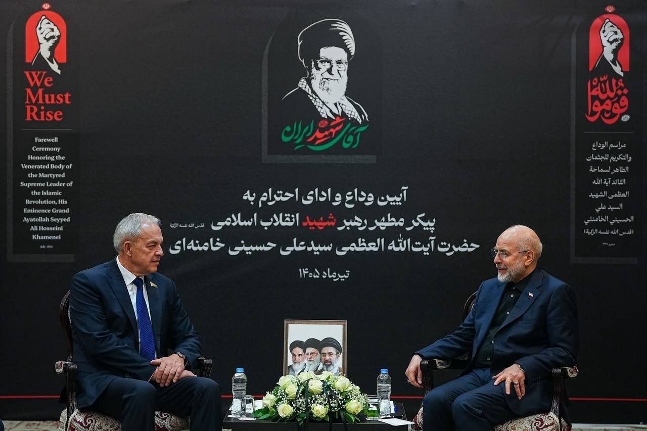 قالیباف در دیدار با با همتای بلاروس: جمهوری اسلامی در عرصههای دفاعی و سیاسی به پیروزی رسید قالیباف در دیدار با با همتای بلاروس: جمهوری اسلامی در عرصههای دفاعی و سیاسی به پیروزی رسید
