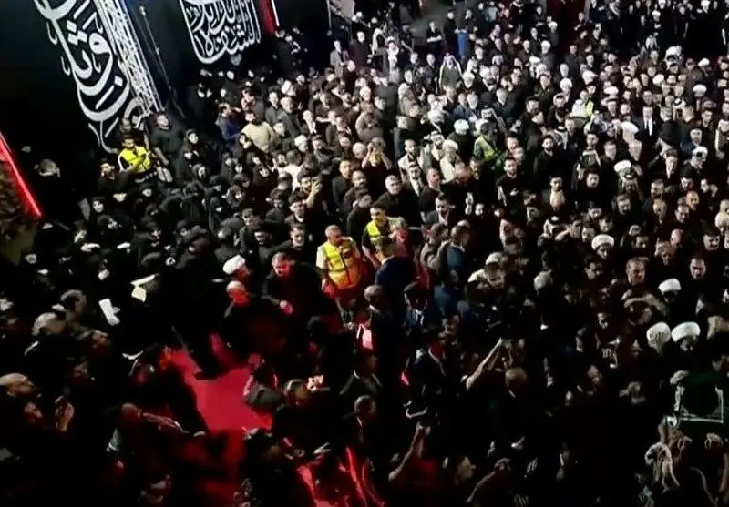 نجف در سوگ شهید امت؛ آغاز مراسم وداع با حضور پرشور مردم